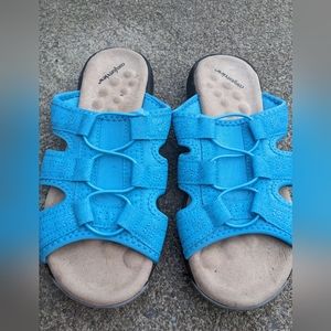 Comfortview Summer Blue Sandals Size 9.5W